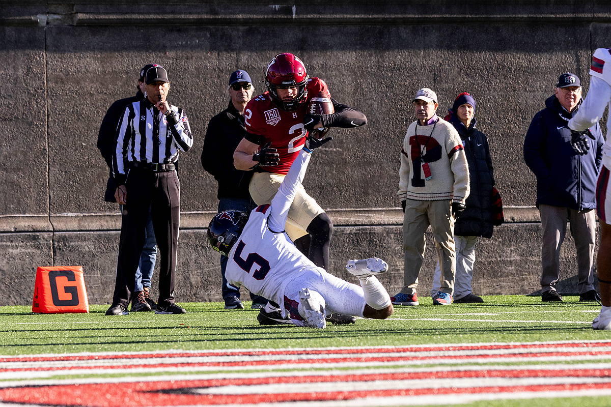 Harvard 25Penn 23 (Triple Overtime) Harvard Magazine